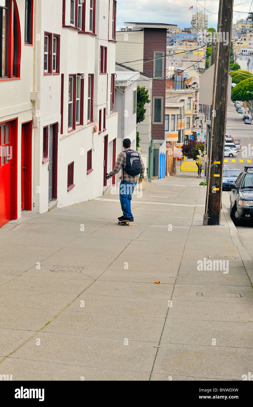 San francisco skateboard hi-res stock photography and images - Alamy