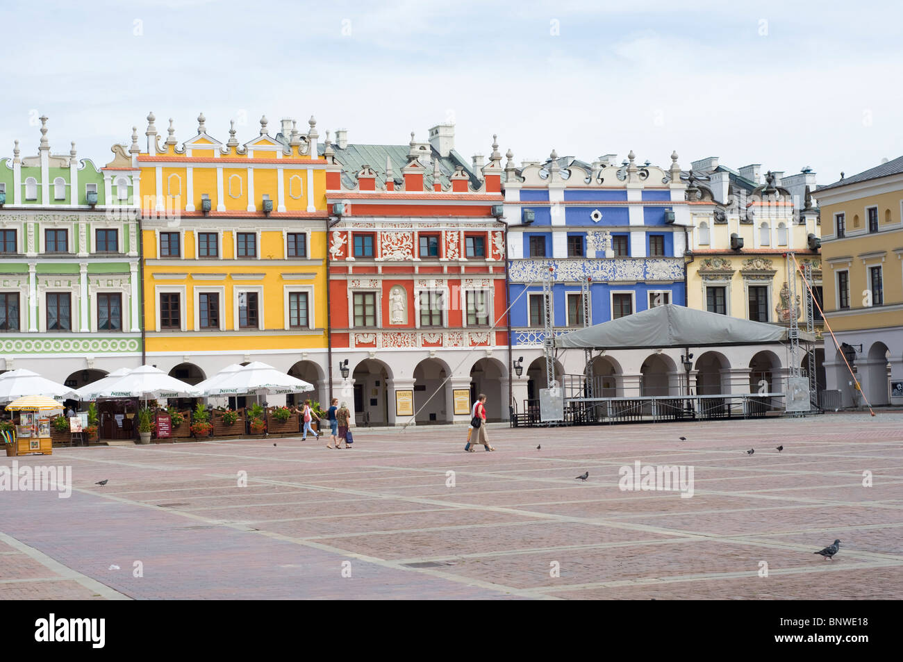 Zamosc squere Stock Photo