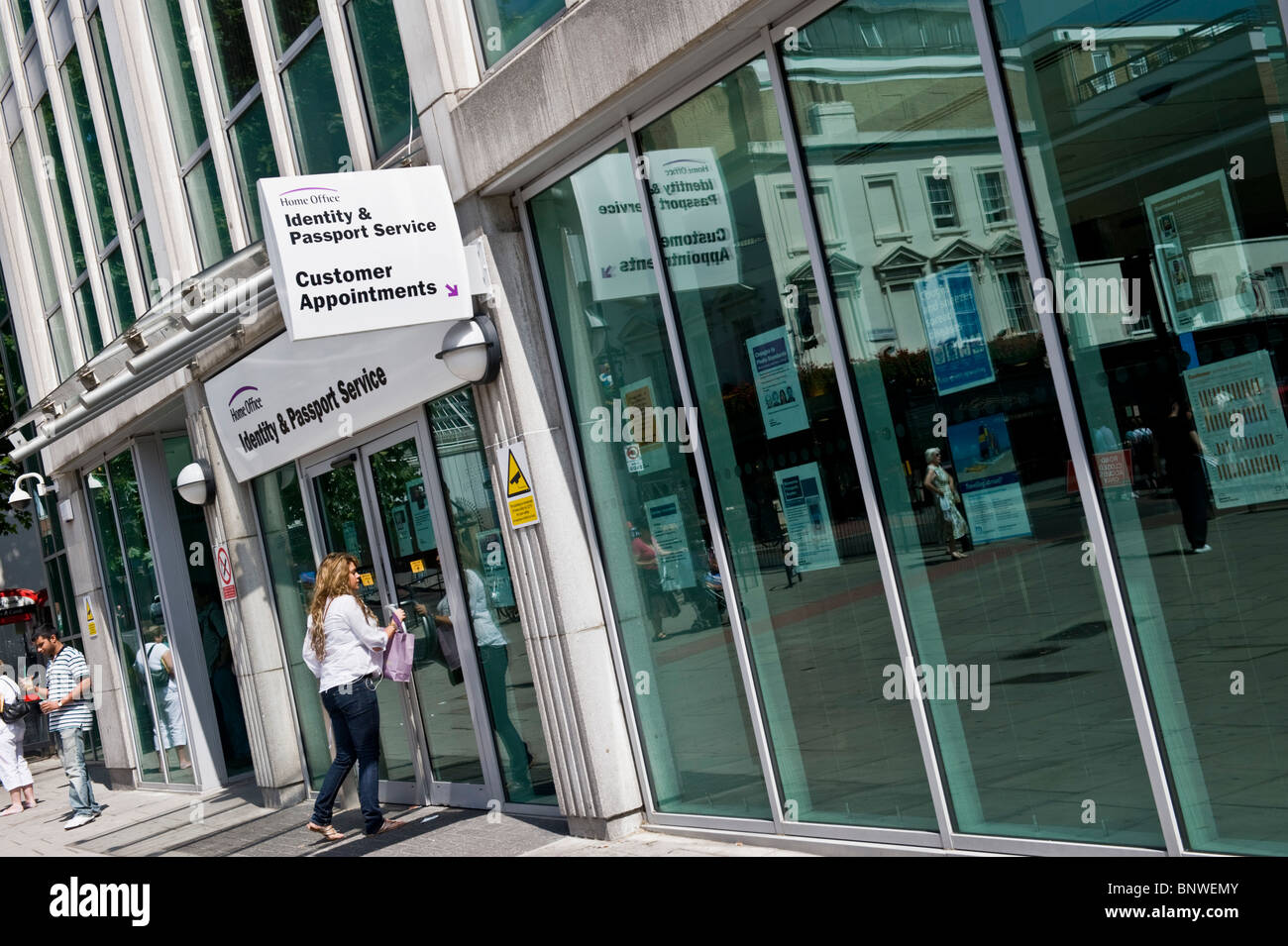 The Passport Office, Victoria, London Stock Photo Alamy