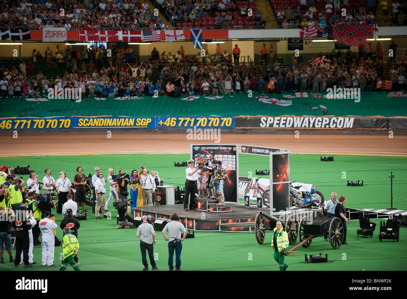 2010 British Speedway Grand Prix, held at the Millennium Stadium