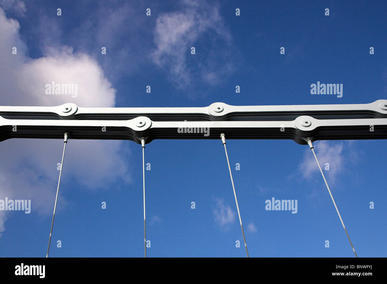 Structural detail, Menai Bridge, Menai Straits, Anglesey, North Wales