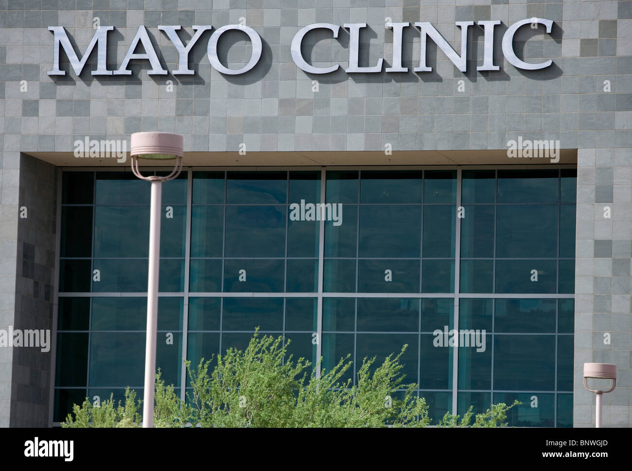 The Mayo Clinic in Arizona.  Stock Photo