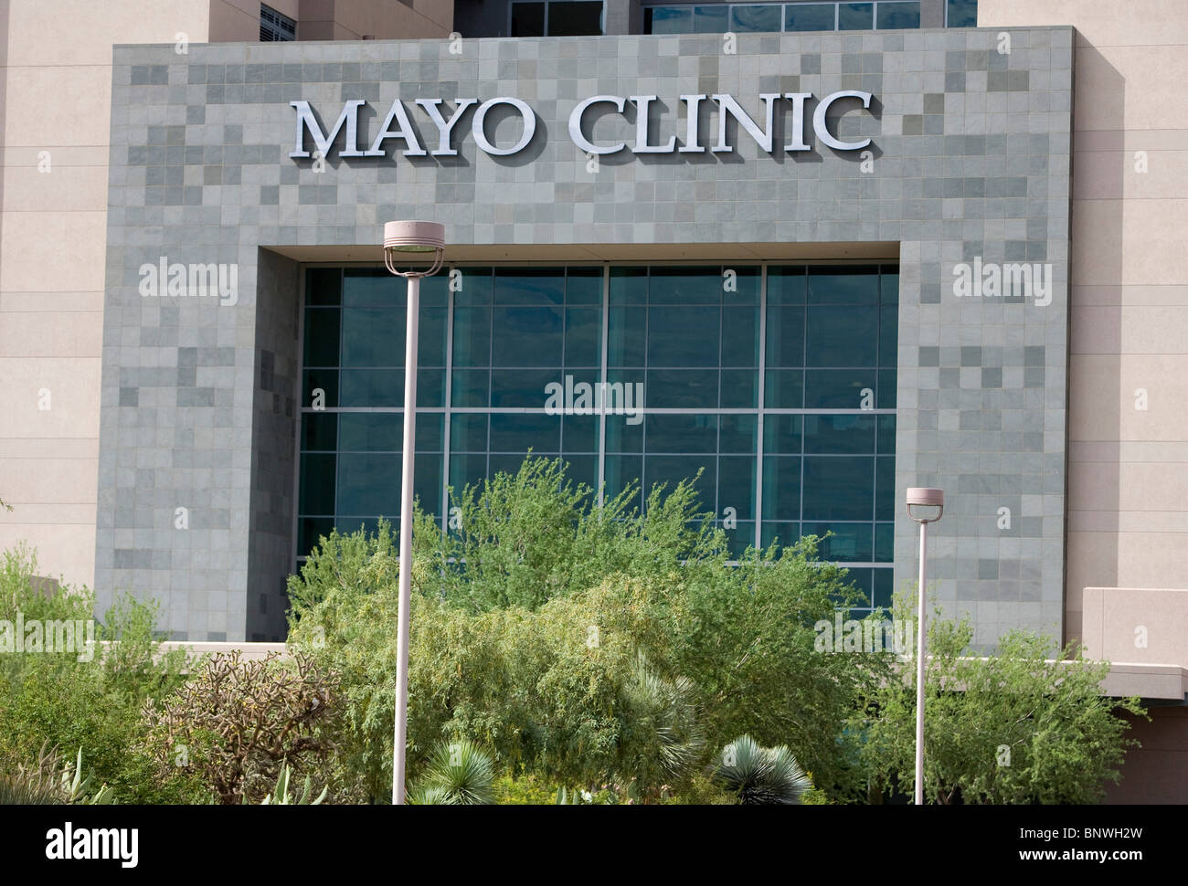 The Mayo Clinic in Arizona.  Stock Photo