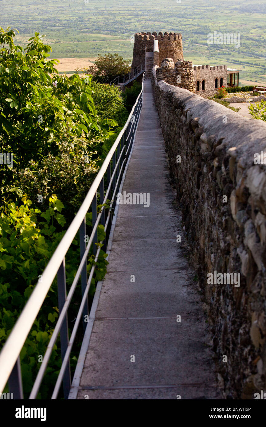 City walls in Sighnaghi, Georgia Stock Photo