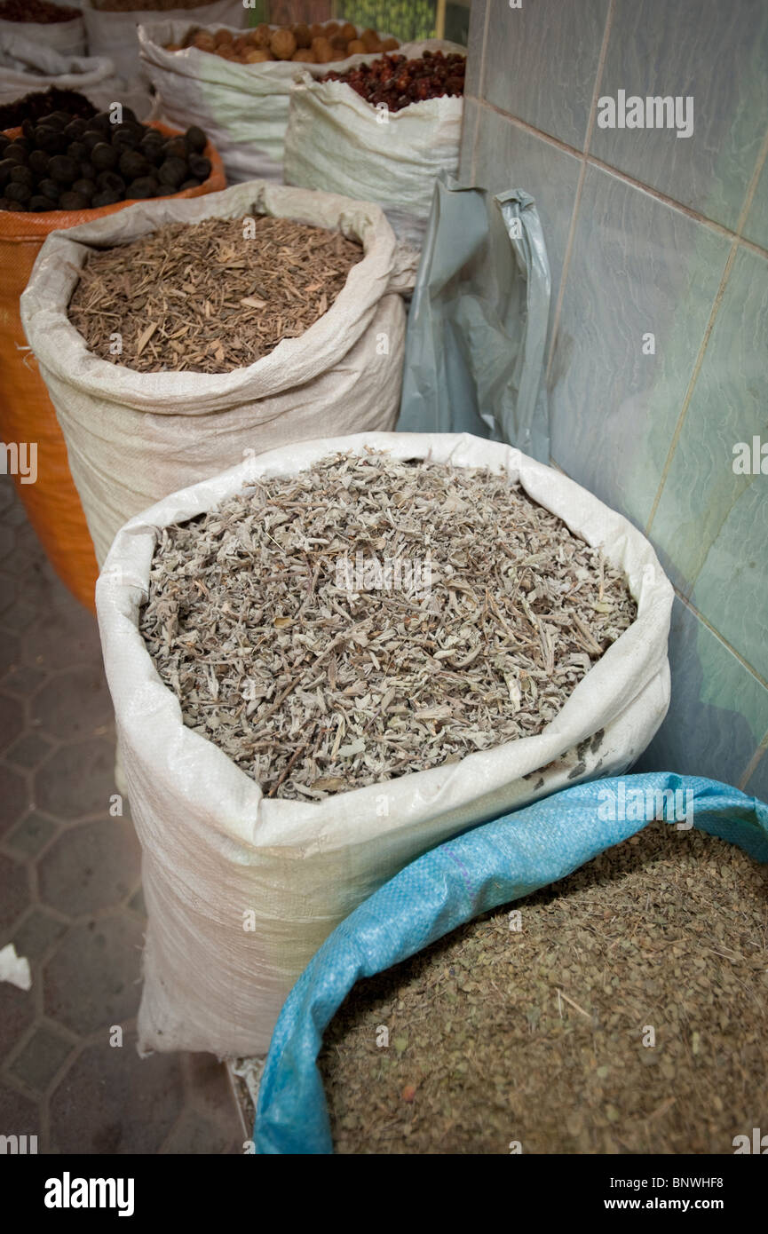Spice Souk, Dubai, United Arab Emirates, Asia Stock Photo