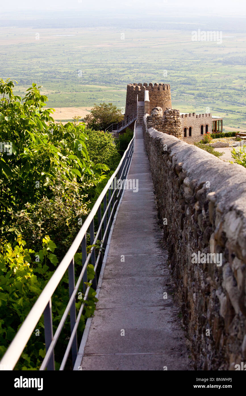 City walls in Sighnaghi, Georgia Stock Photo