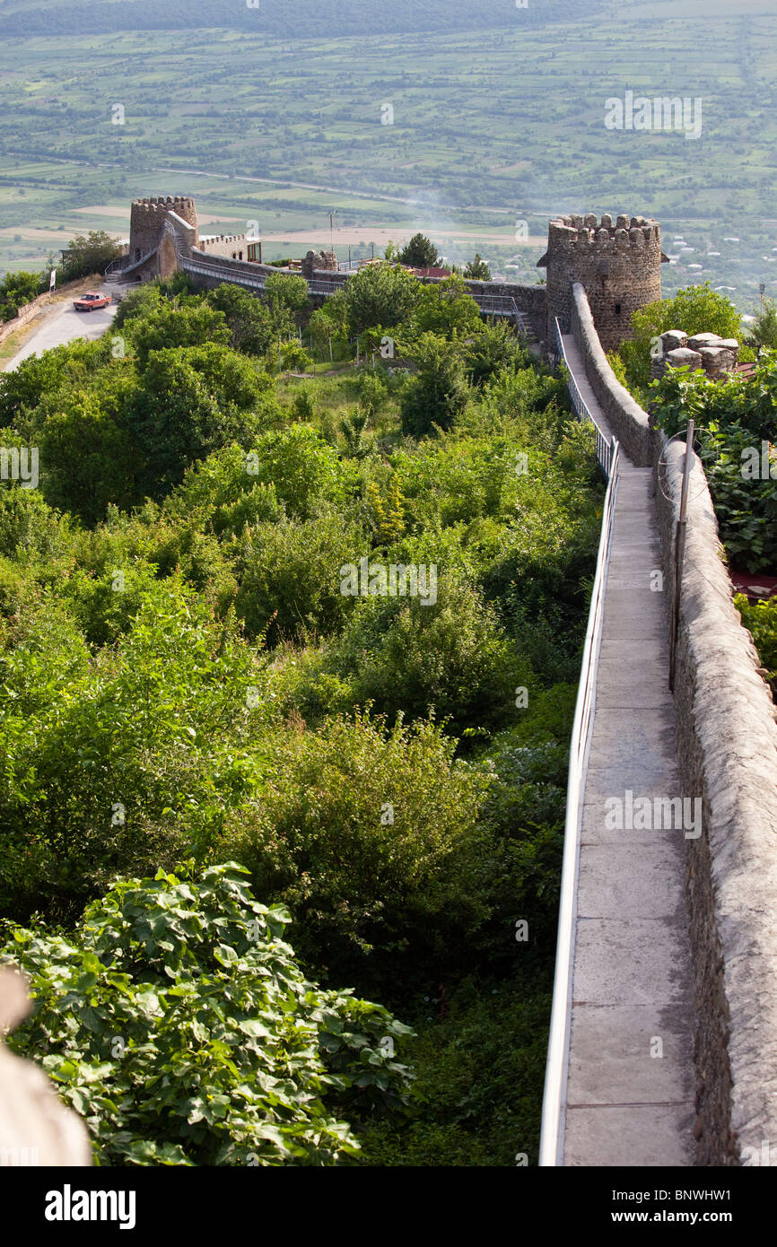 Signahi City walls in Sighnaghi, Georgia Stock Photo - Alamy