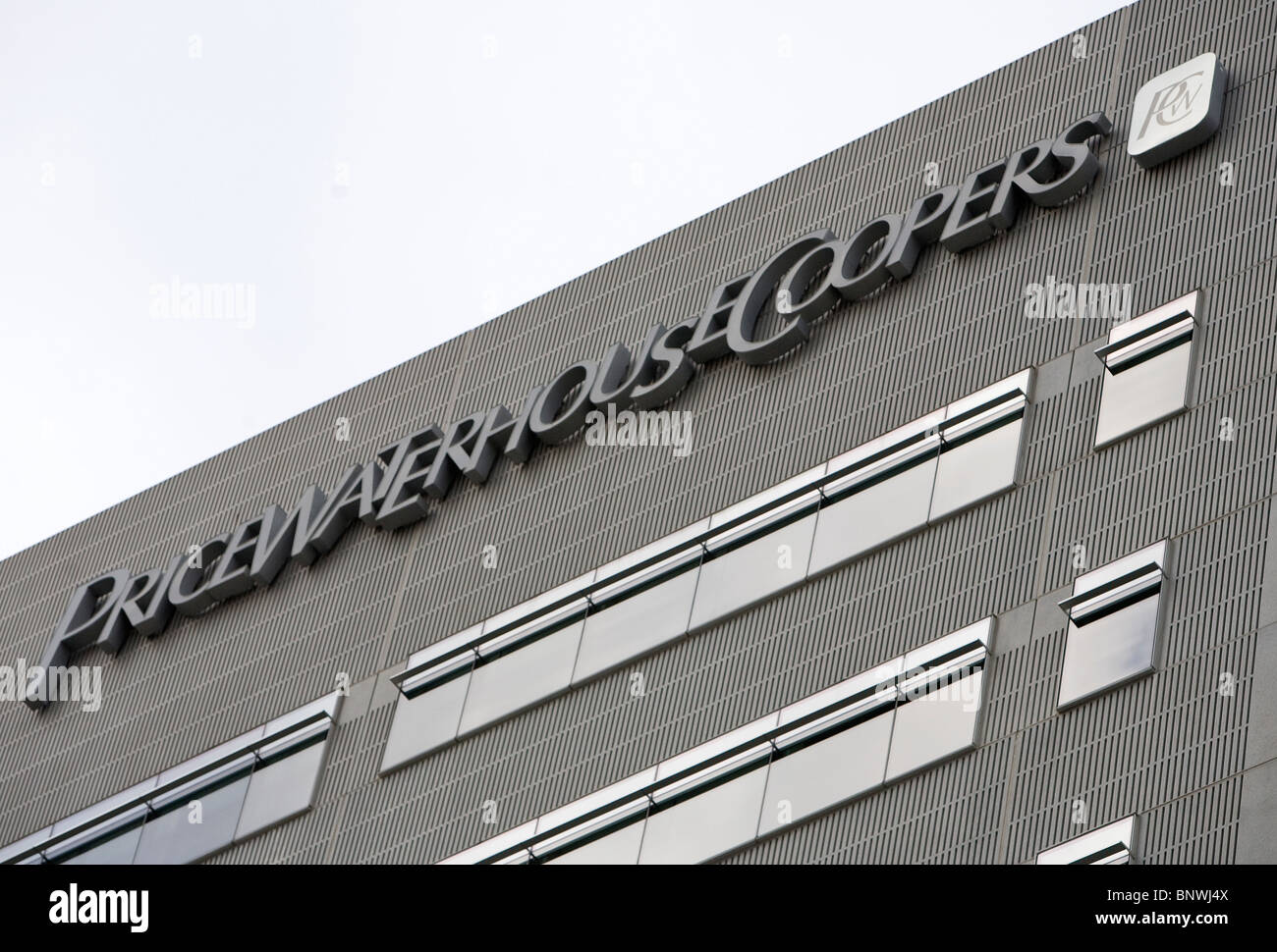 Price Waterhouse Coopers. Stock Photo