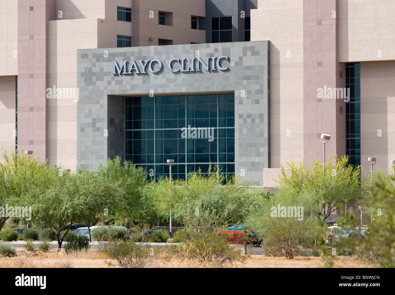 The Mayo Clinic in Arizona.  Stock Photo