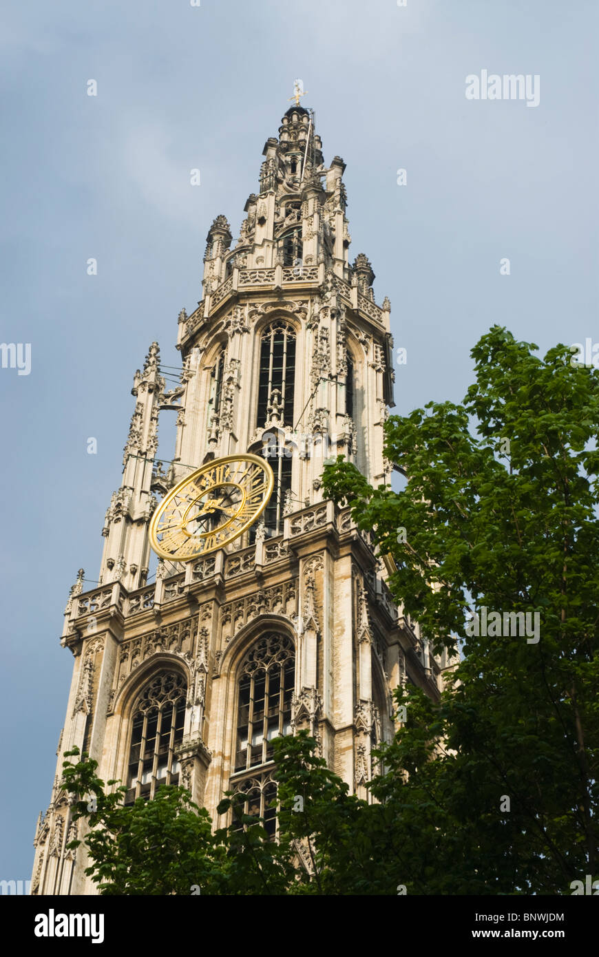 Belgium, Antwerp, Cathedral of Our Lady, Onze Lieve Vrouwekathedraal Stock Photo