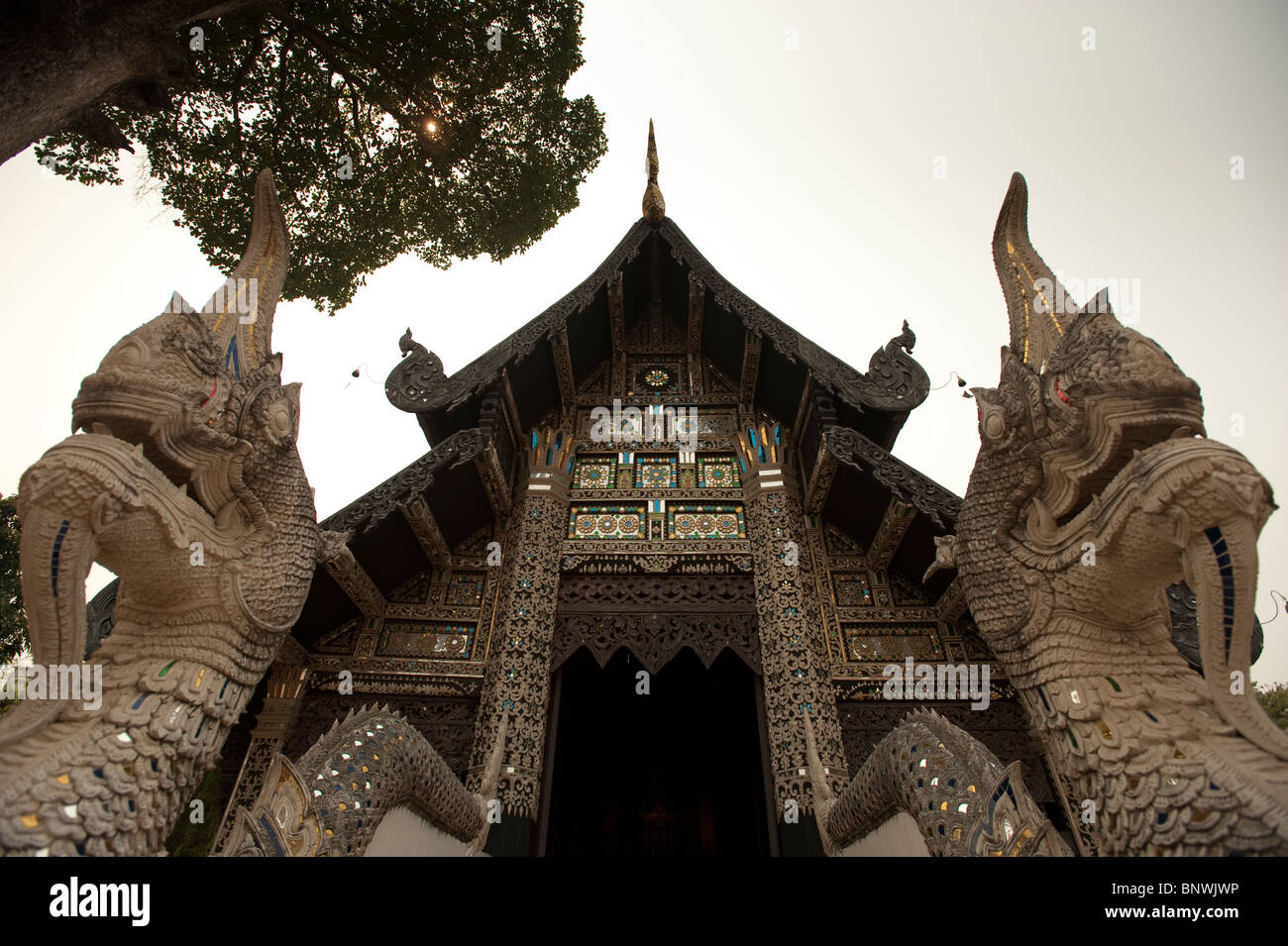 Wat Chedi Luang, Chiang Mai, Chiang Mai Province, Thailand, Asia Stock Photo