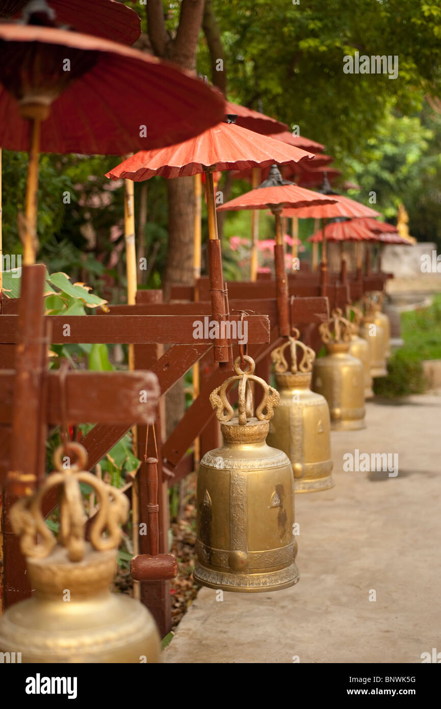 Wat Phan Tao, Chiang Mai, Chiang Mai Province, Thailand, Asia Stock Photo