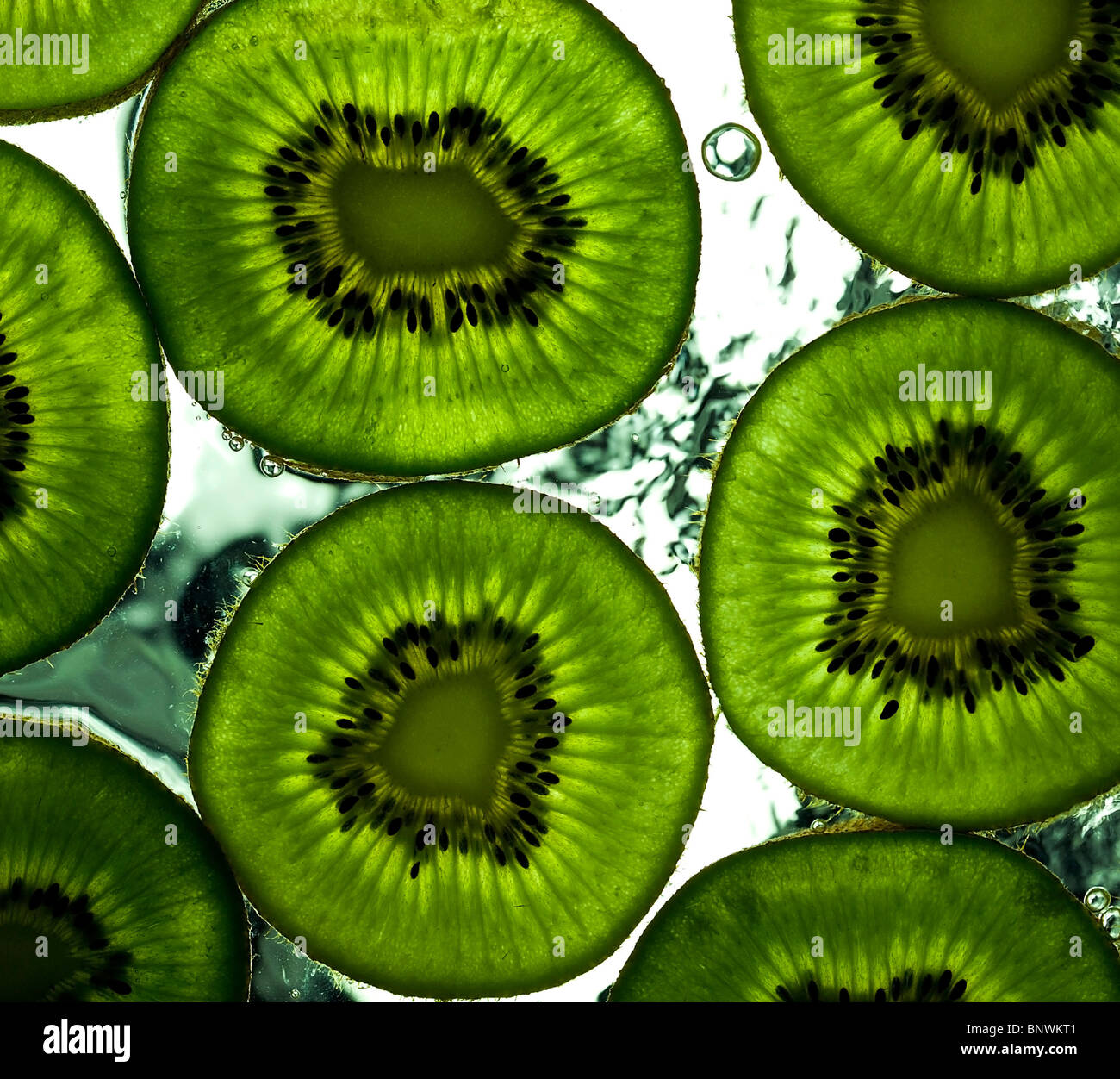 Fruit frame kiwi slices on hi-res stock photography and images - Alamy