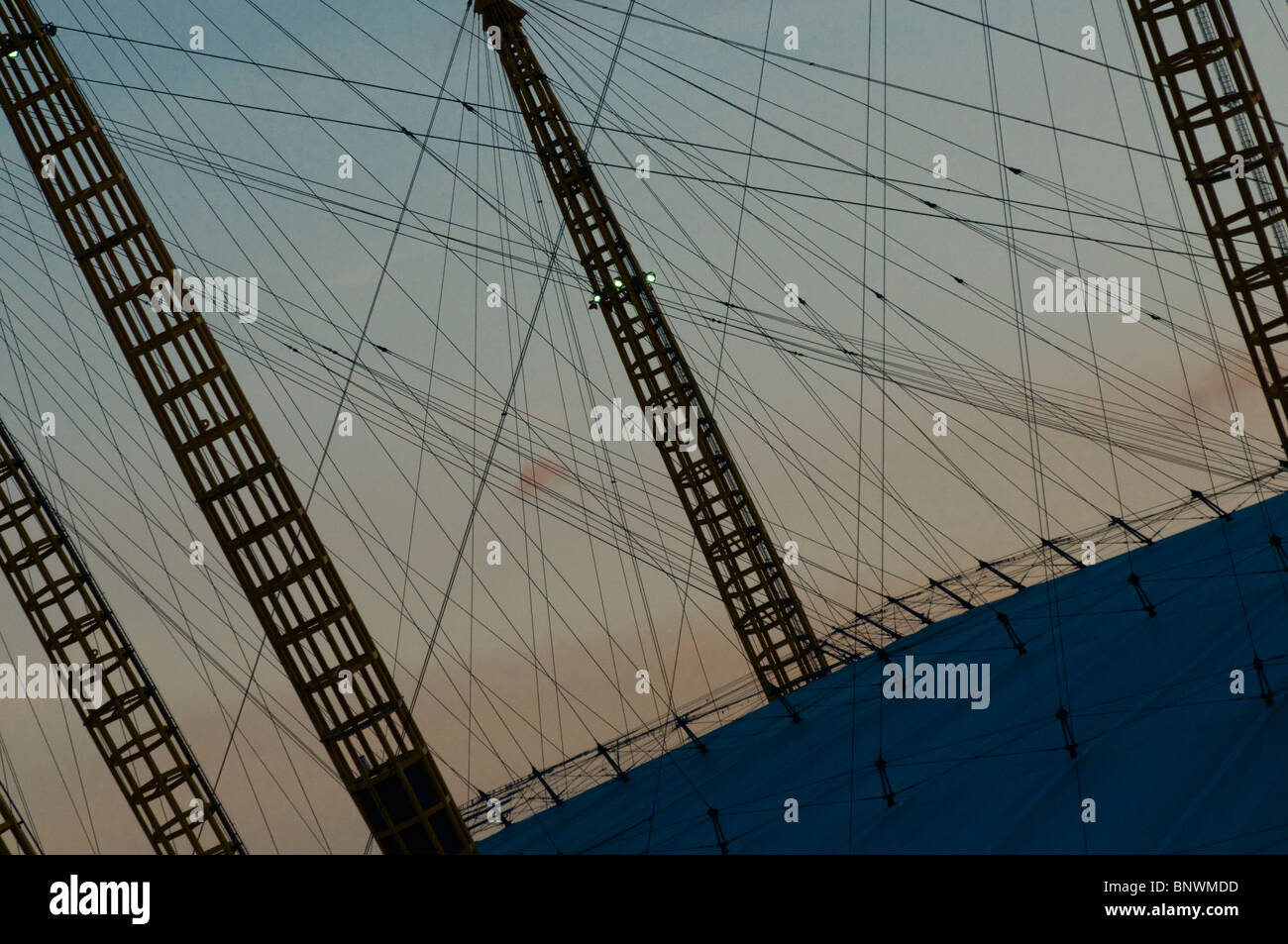 O2 arena white roof hi-res stock photography and images - Alamy