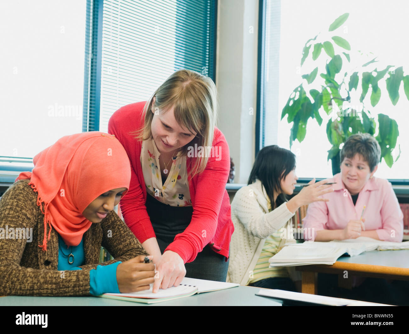 adults-students-learning-english-as-a-second-language-stock-photo-alamy