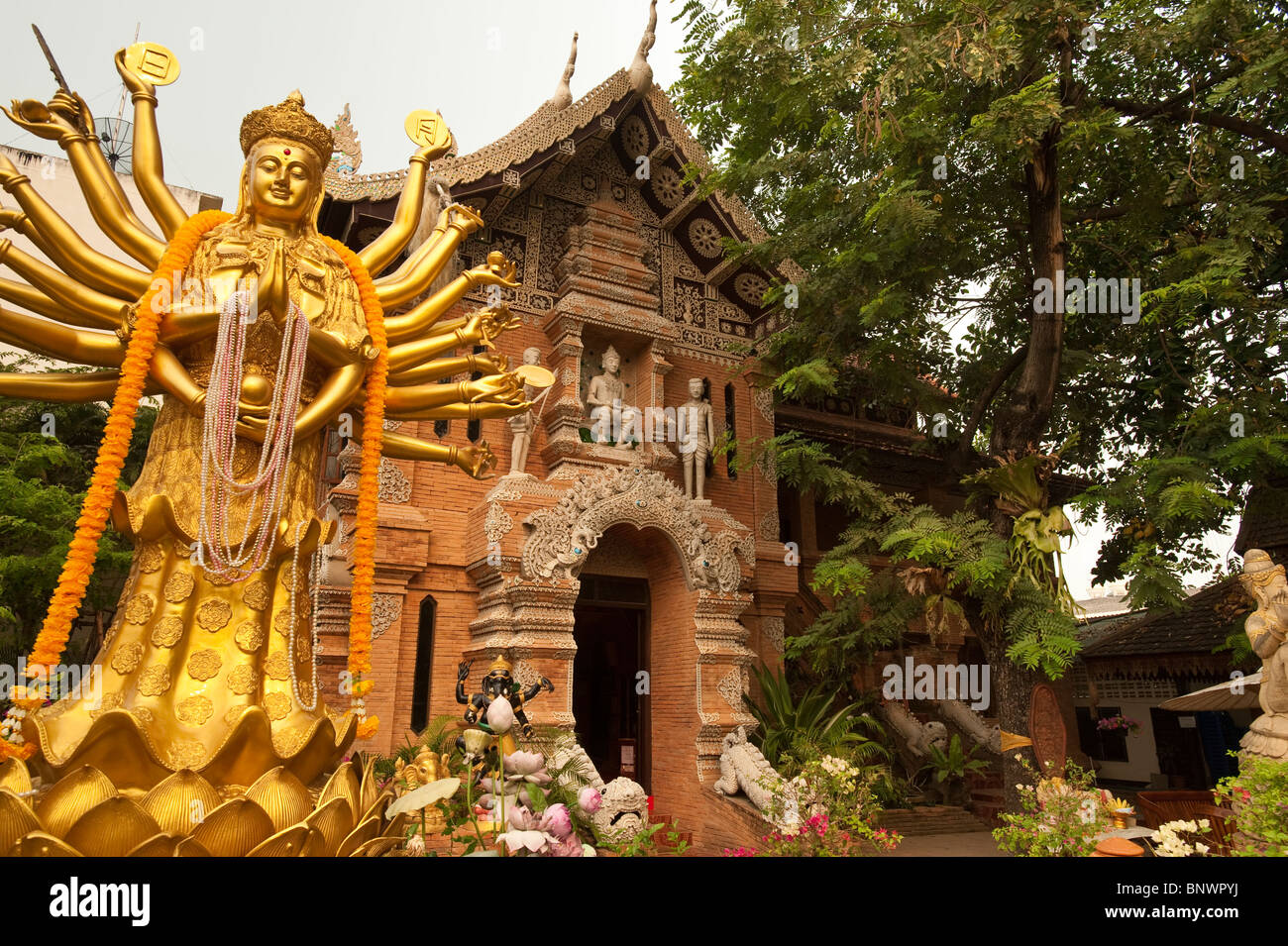 Wat Lok Molee, Chiang Mai, Chiang Mai Province, Thailand, Asia Stock Photo