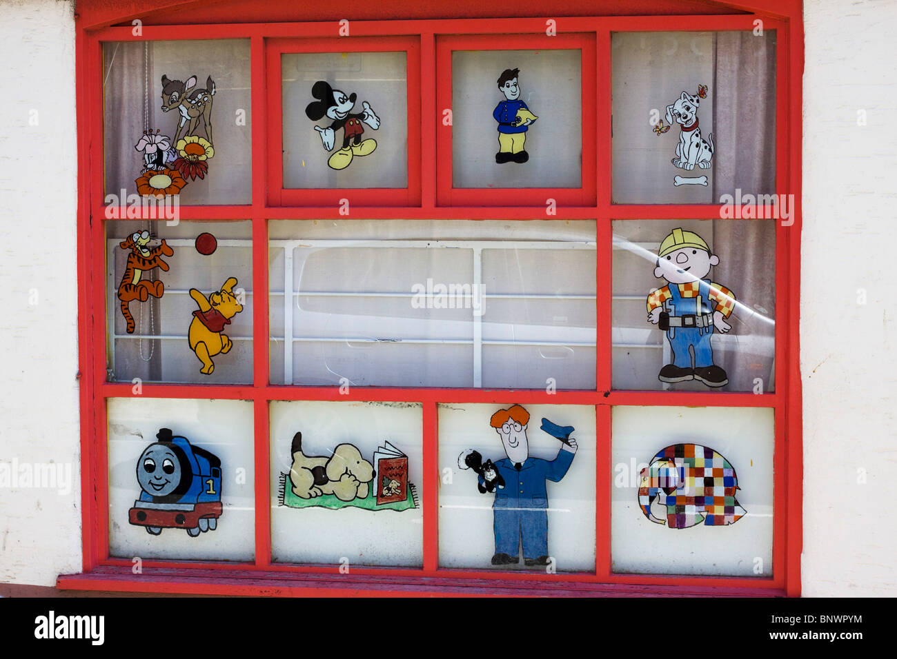 A Shop Window in Weston Super Mare Stock Photo Alamy