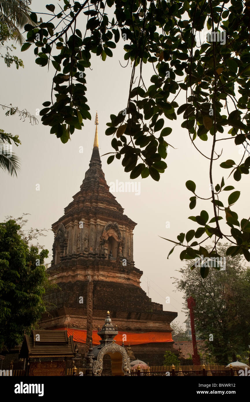 Wat Lok Molee, Chiang Mai, Chiang Mai Province, Thailand, Asia Stock Photo
