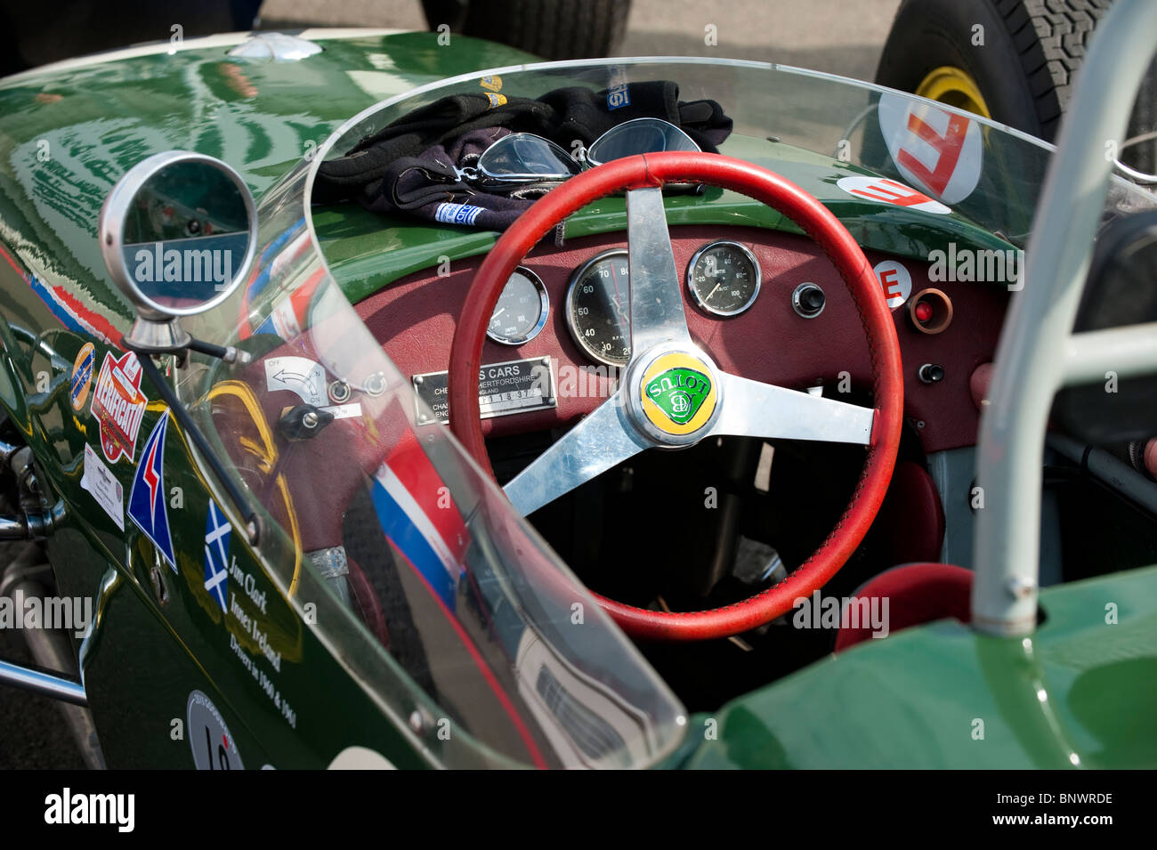 Formula One Lotus 18 racing car, 2010 Silverstone Classic, England, UK Stock Photo