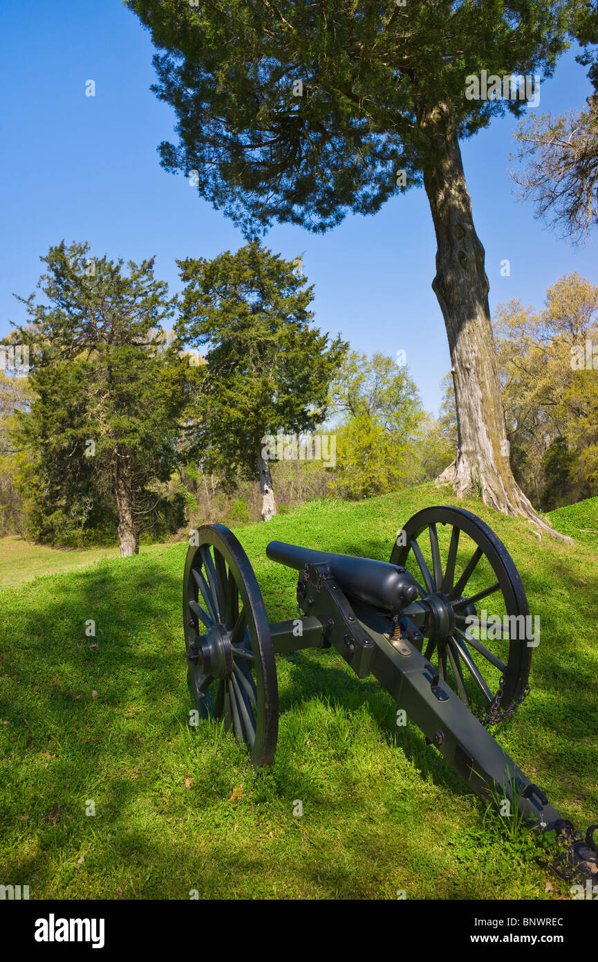 Cannon at Vicksburg National Military Park Stock Photo