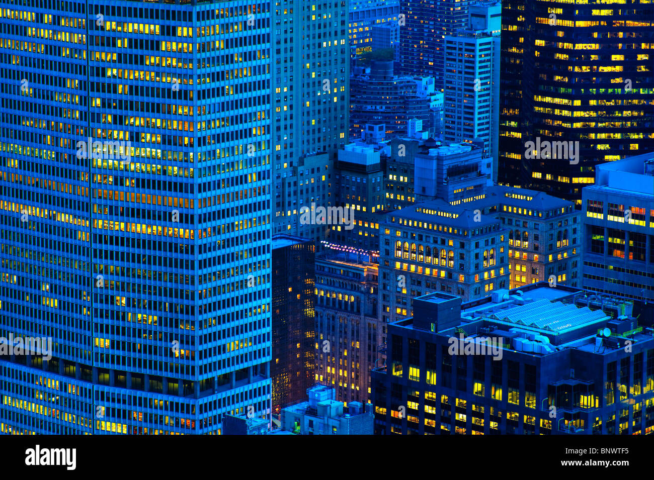 New York City skyline at sunset Stock Photo - Alamy