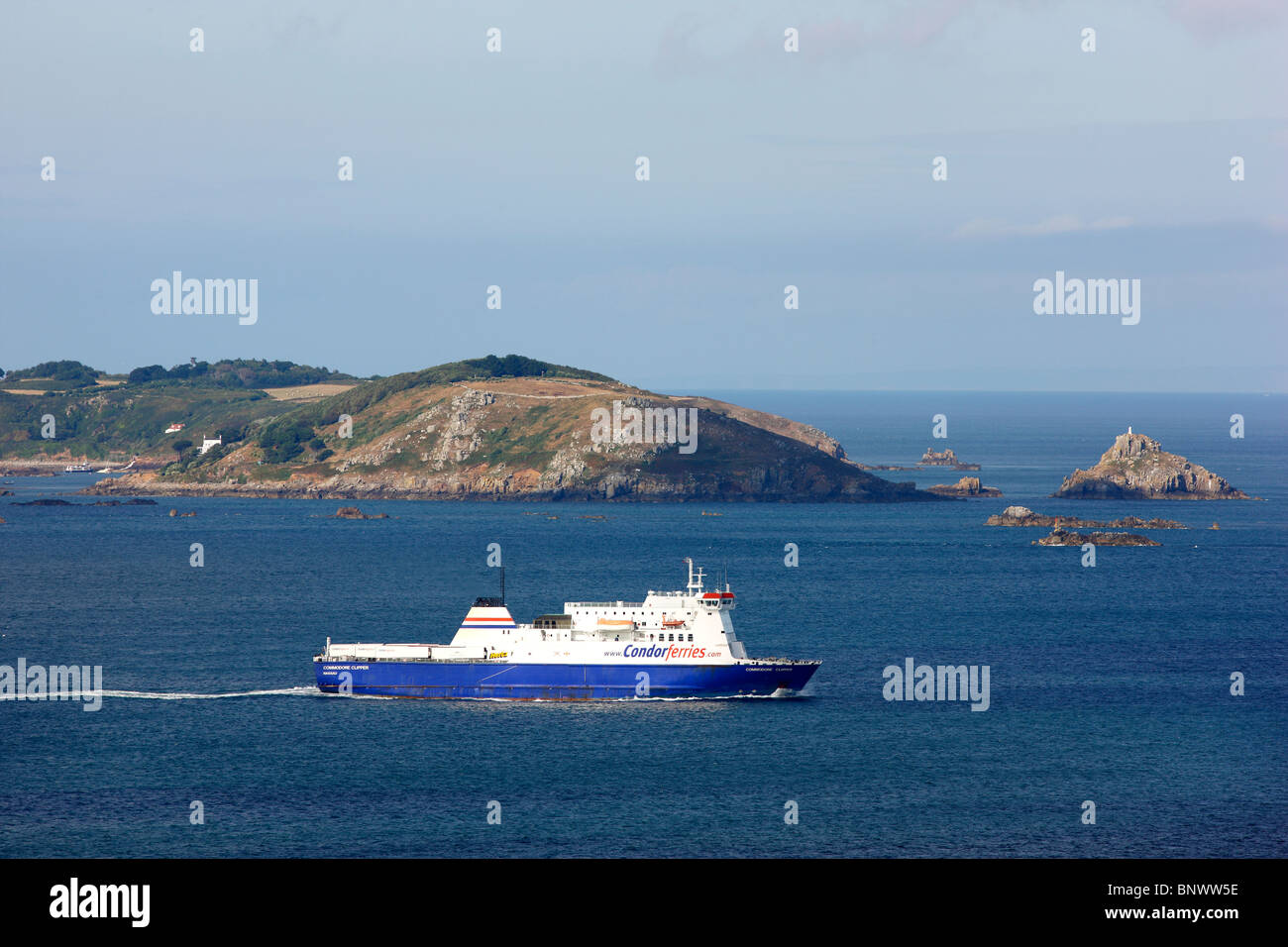 Channel Islands, view of Herm, Island near Guernsey, Channel Islands, UK, Europe Stock Photo