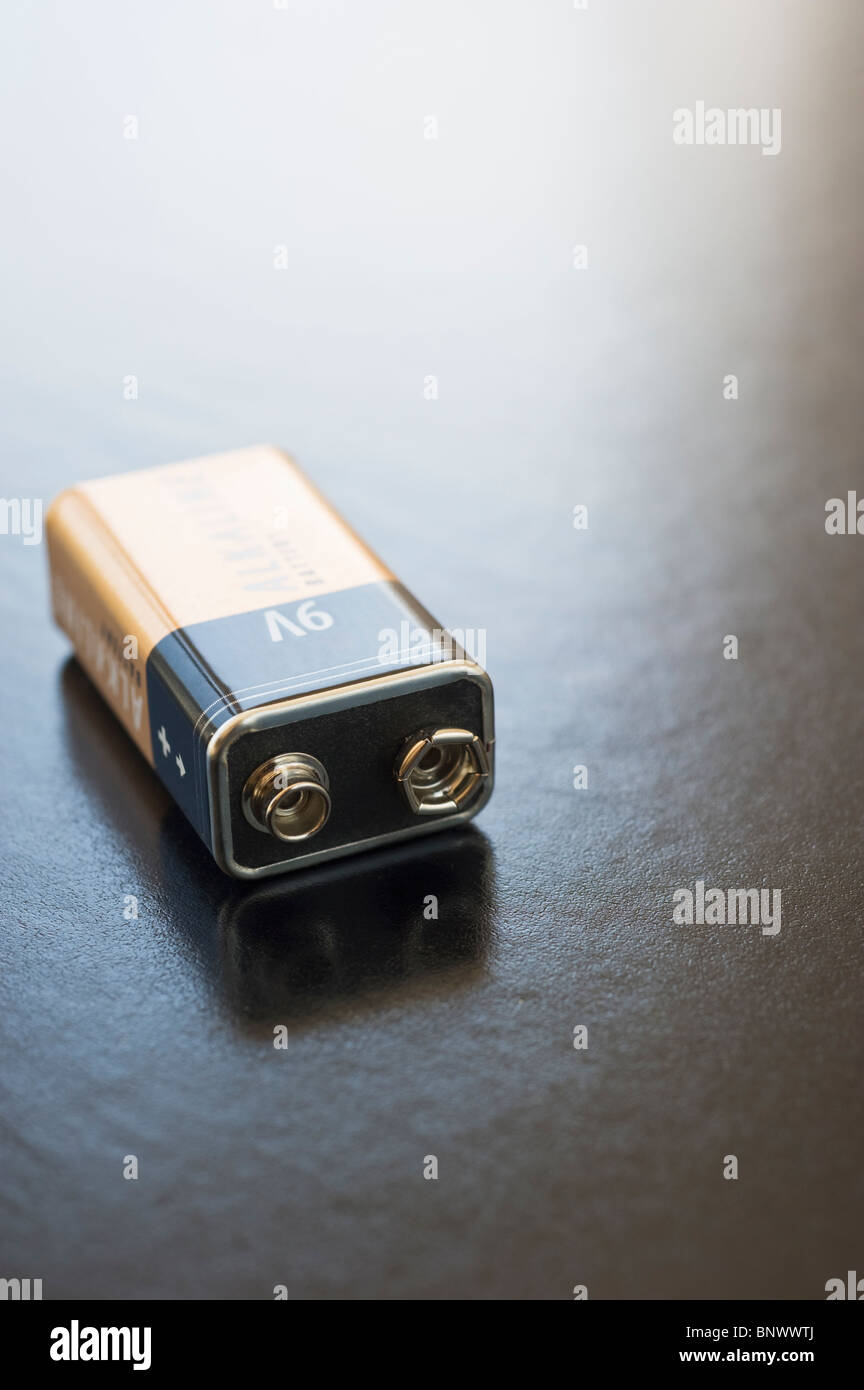 Nine volt battery Stock Photo Alamy
