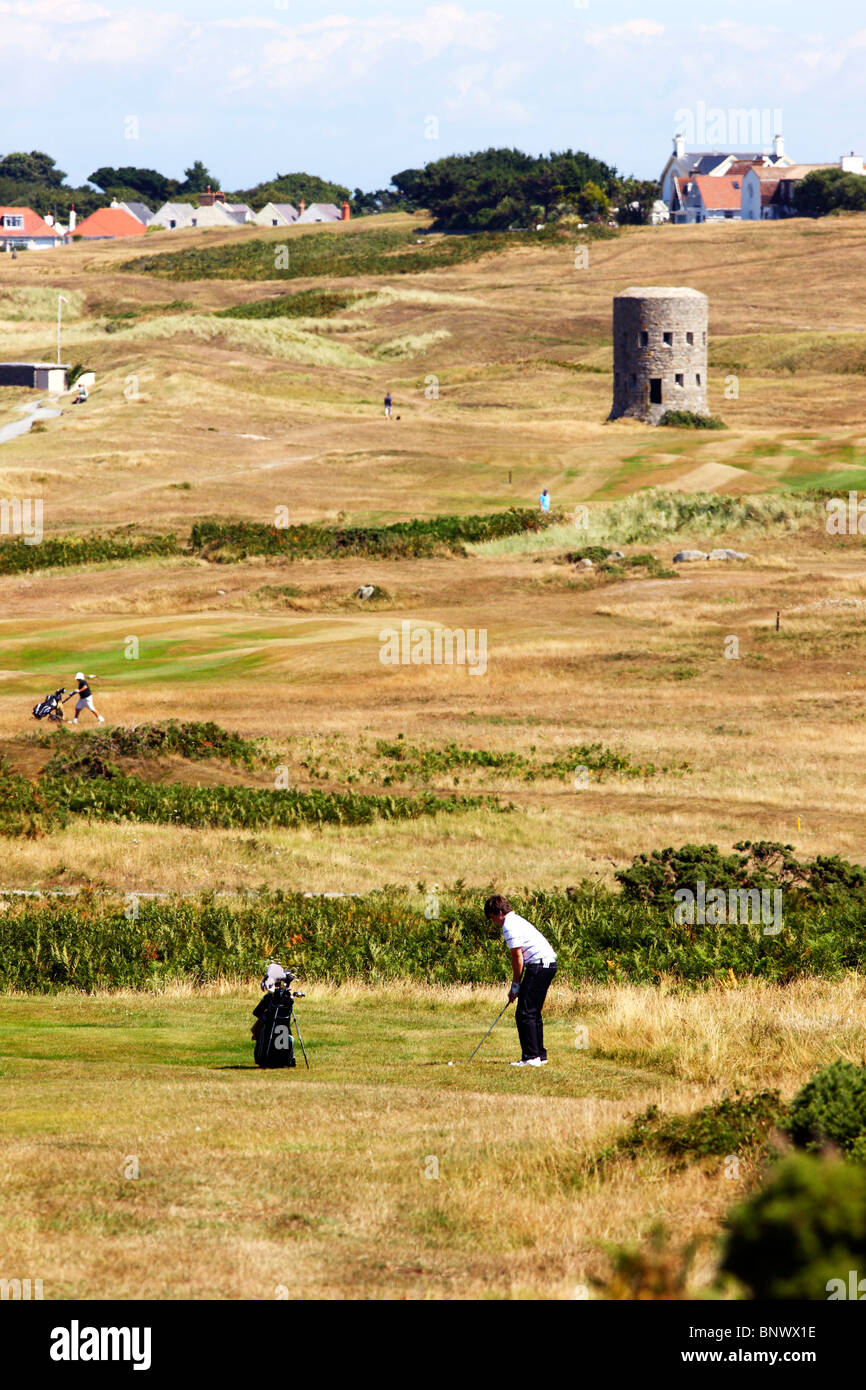 Royal Guernsey Golf Club, Guernsey, Channel Islands, UK, Europe Stock