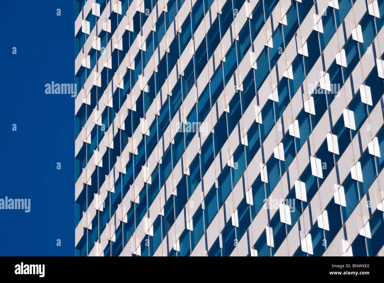 Exterior of high-rise building Stock Photo