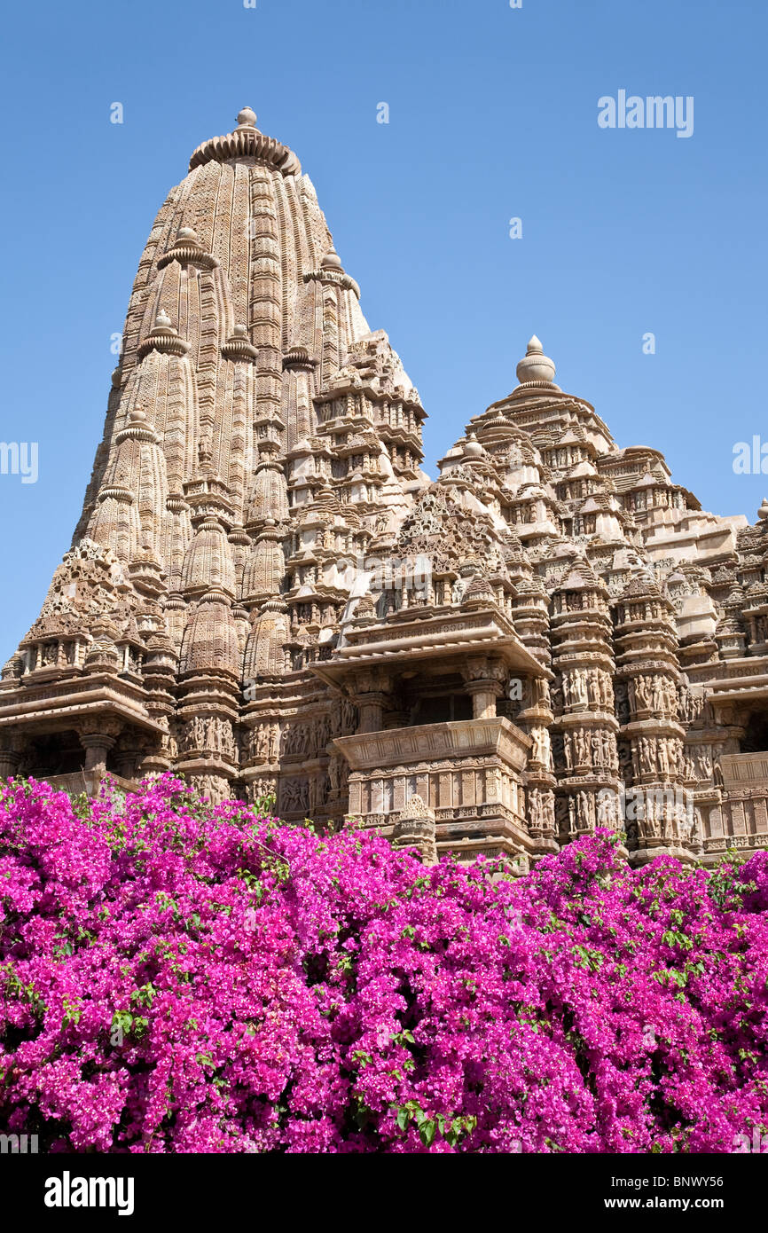 Kandariya Mahadev Temple. Khajuraho (western group). India Stock Photo