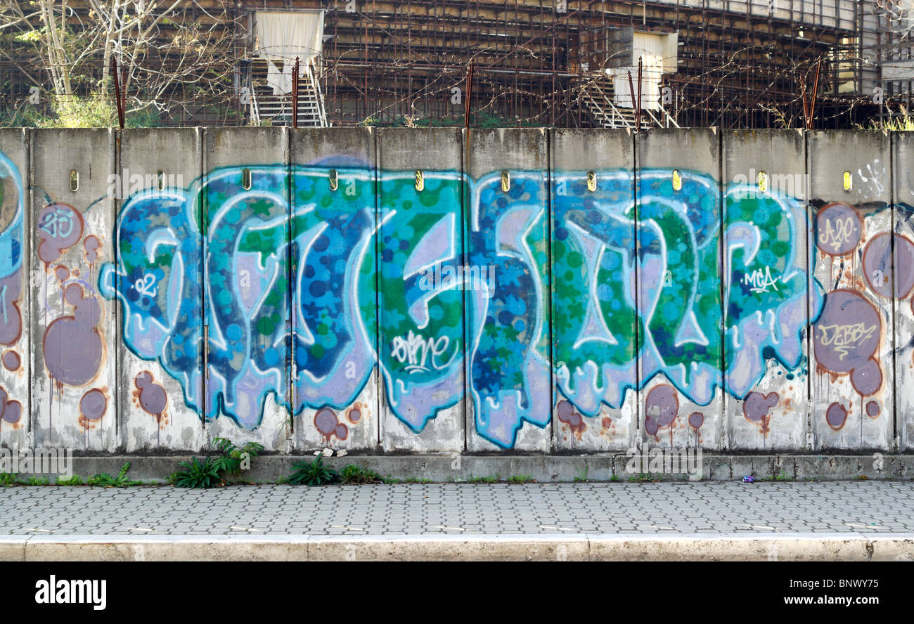 graffiti Rome Stock Photo