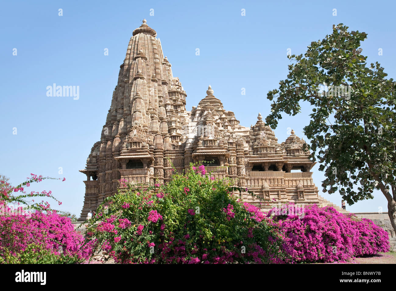Kandariya Mahadeva Temple. Khajuraho. India Stock Photo