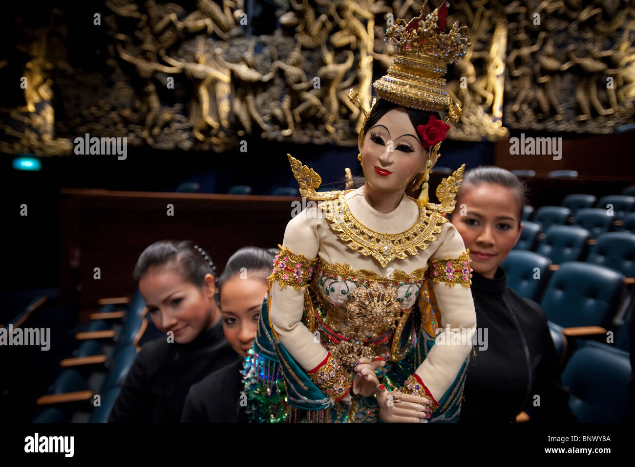 Puppet Show, Aksra Theater, Bangkok, Thailand, Asia Stock Photo Alamy