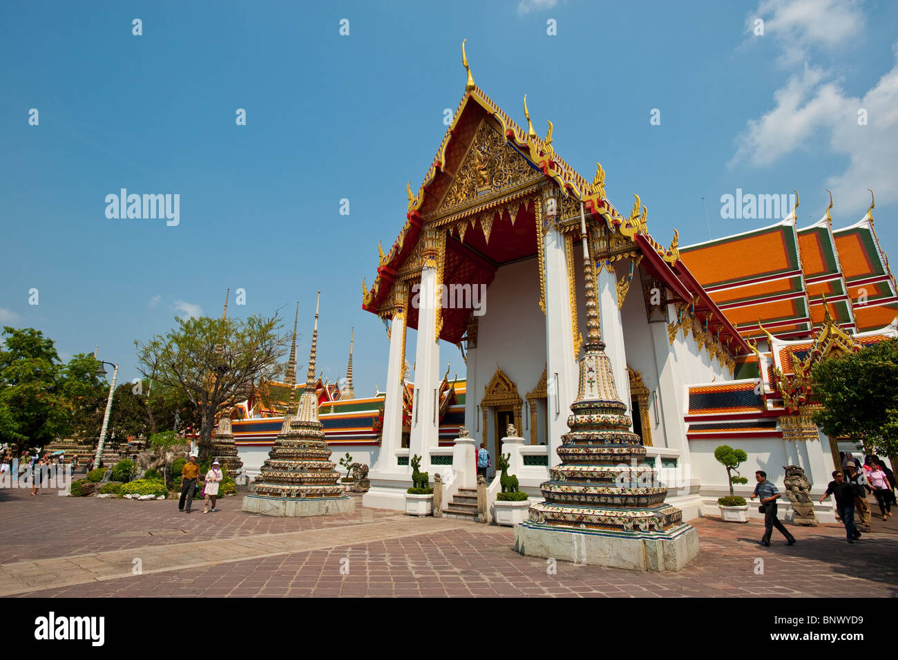 Wat Pho, Bangkok, Thailand, Asia Stock Photo
