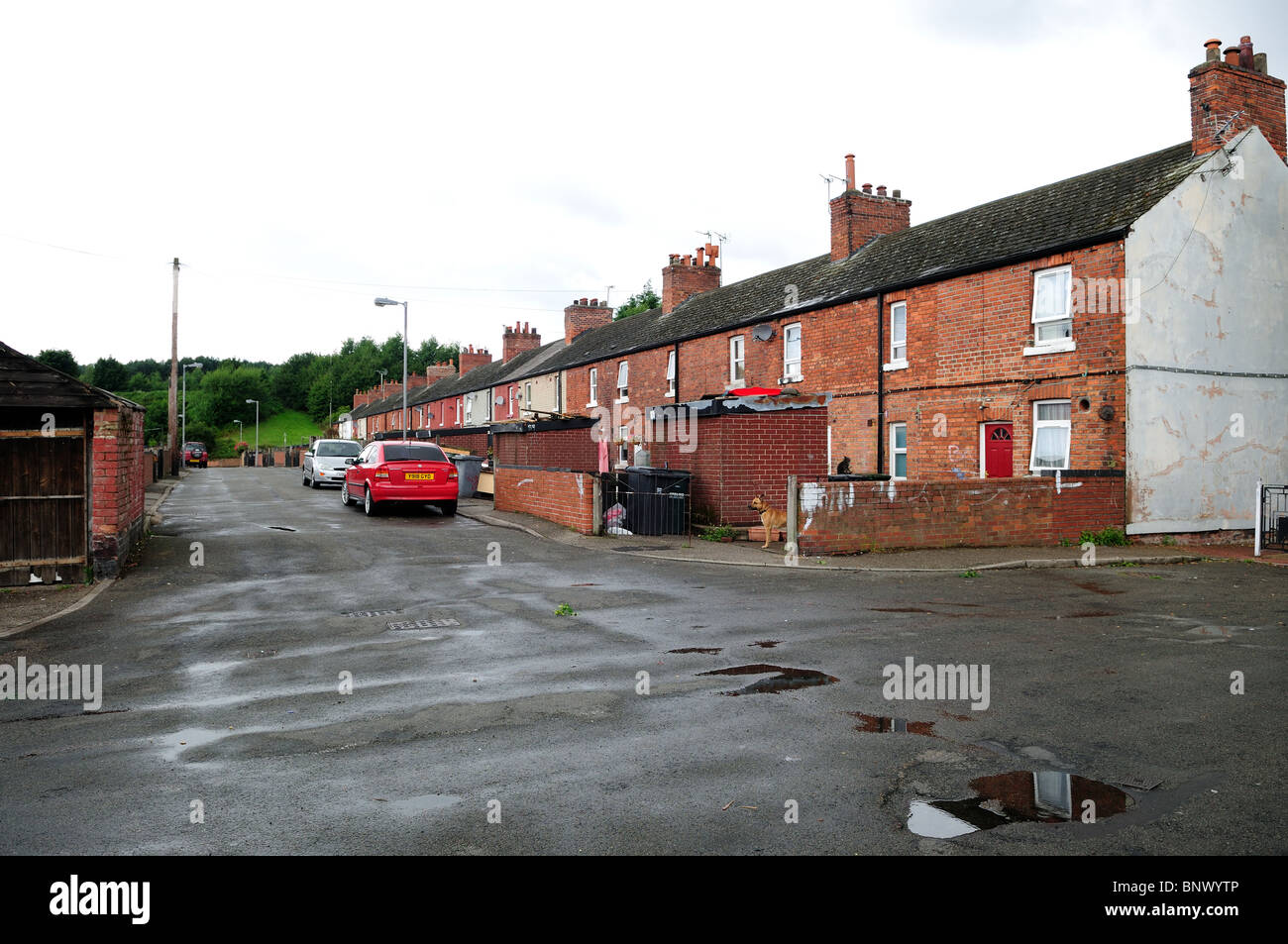 Newstead ExMining Village Nottinghamshire Stock Photo Alamy
