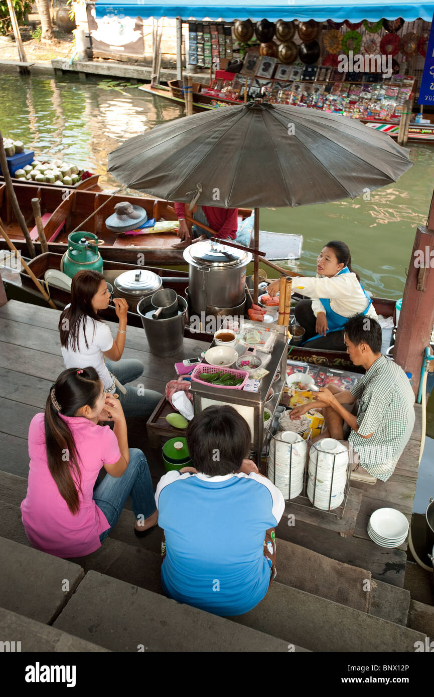 Damnoen Saduak Floating Market, Bangkok, Thailand, Asia Stock Photo