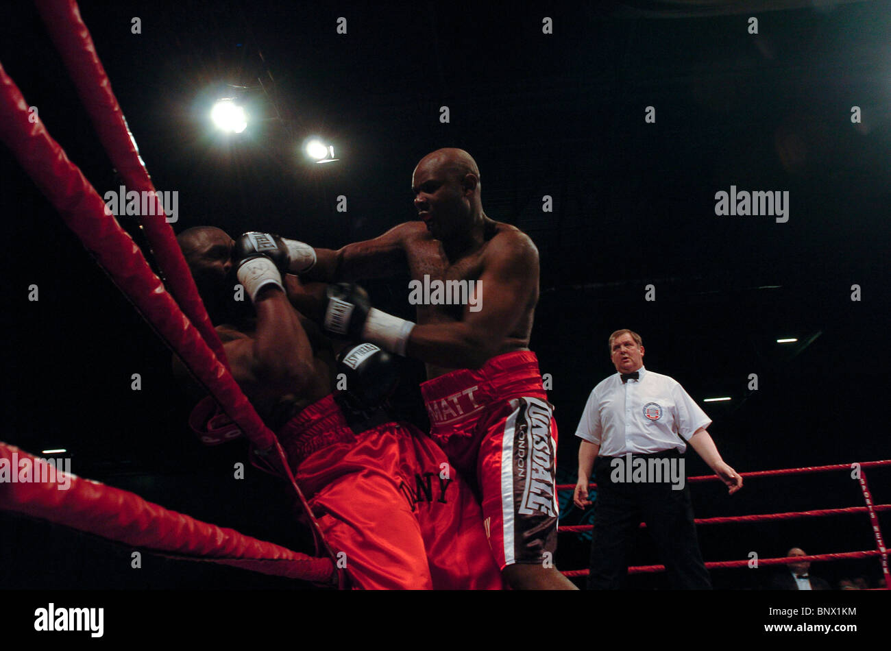 Heavyweight Danny Williams (left) beats Matt Skelton in their first meeting at the ExCel Arena