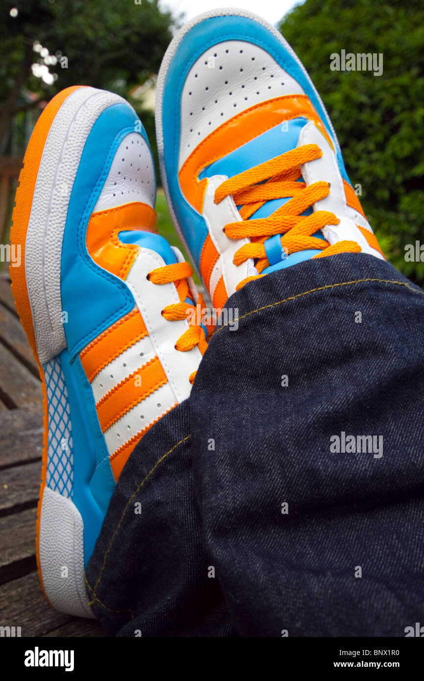 multi coloured trainers uk