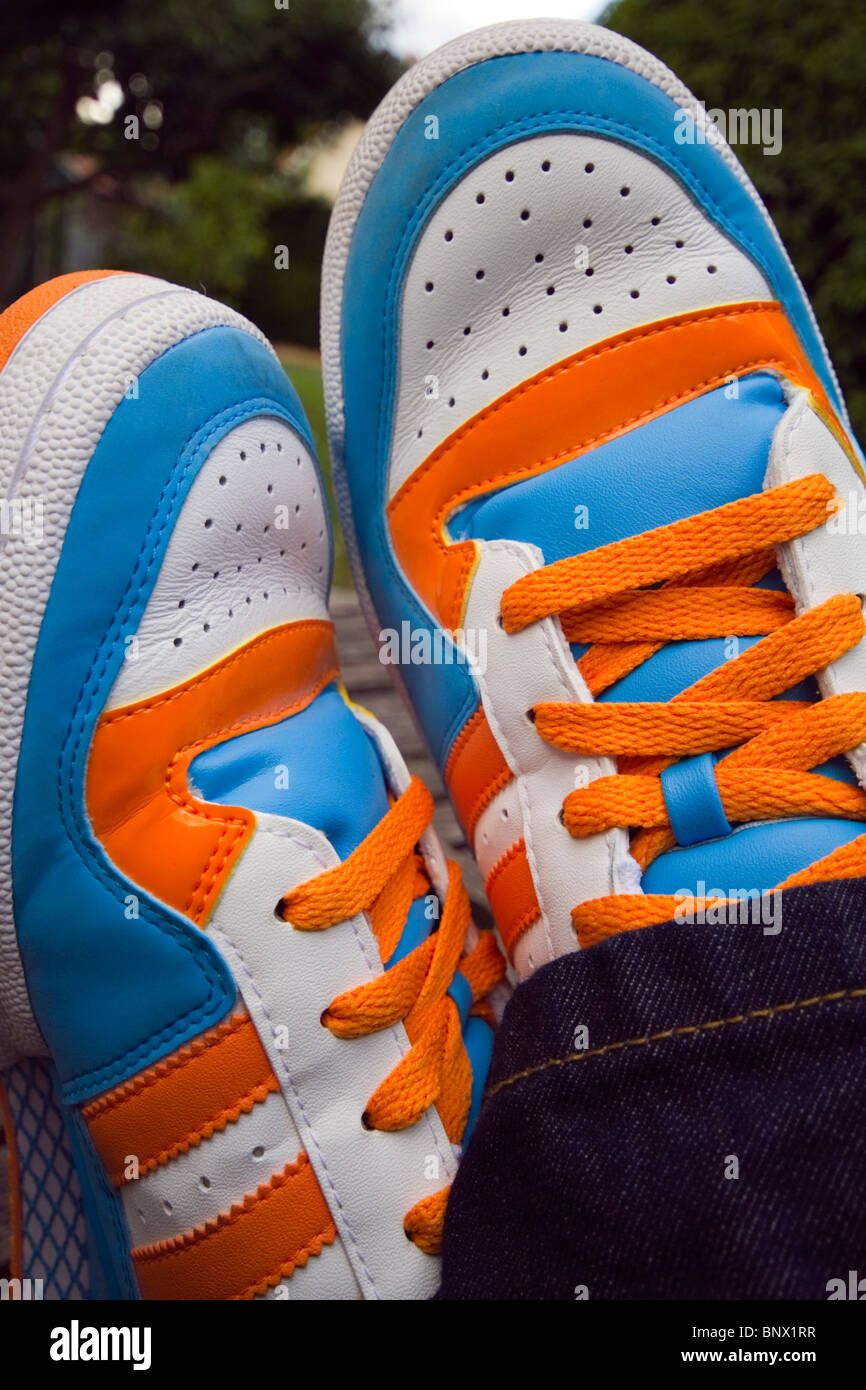 multi coloured trainers uk