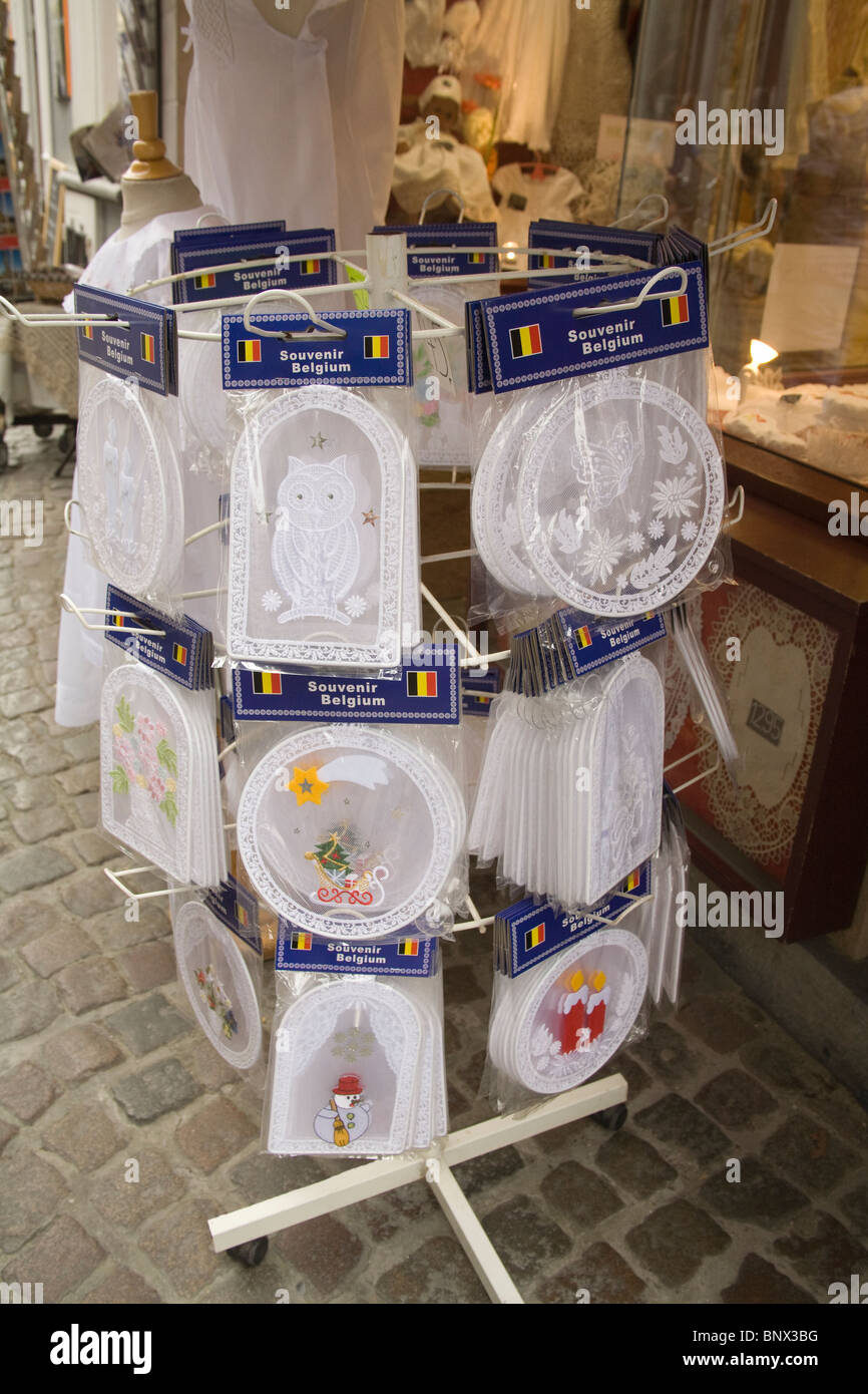 Belgium Europe EU Display stand of Locally produced Belgian lace