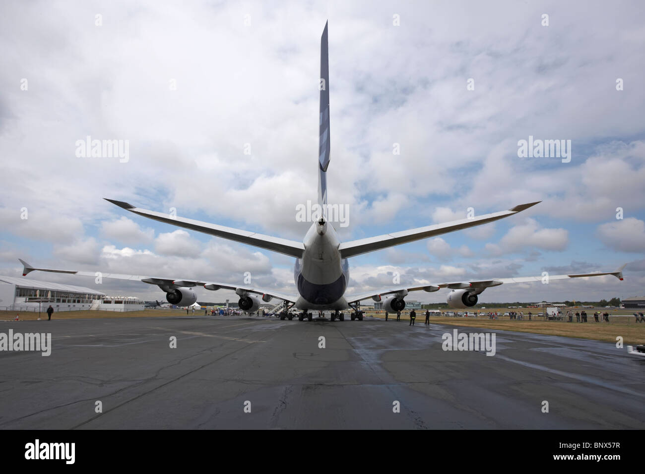 Farnborough Airbus industries A380 Stock Photo Alamy