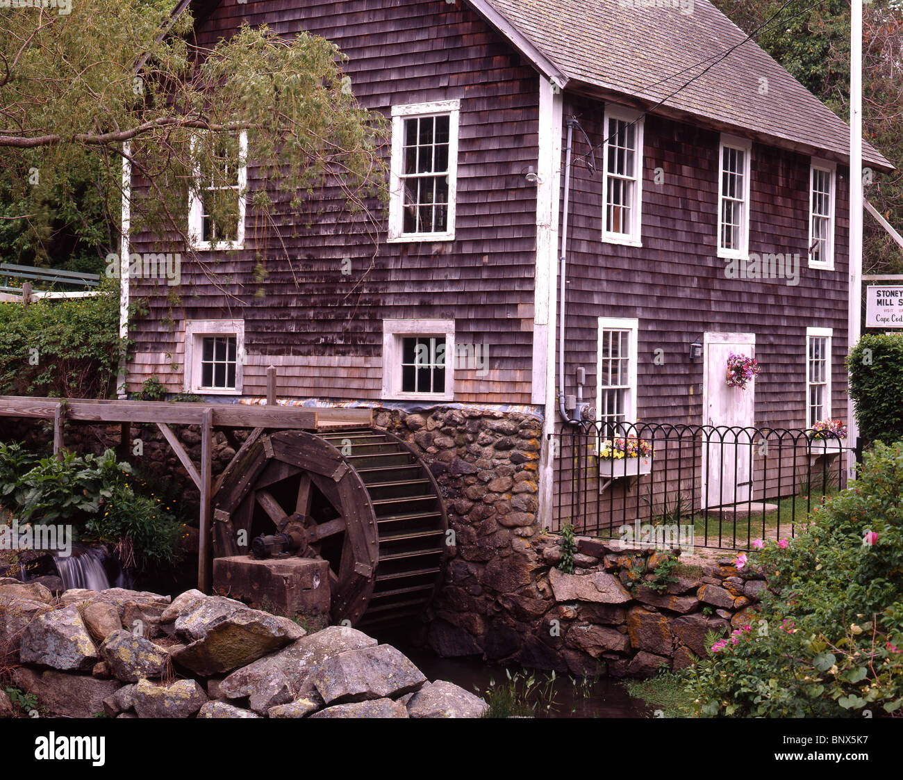 Stoney Brook Mill, MA Stock Photo Alamy