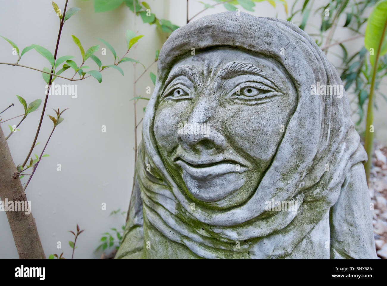 Garden statue in Austin, Texas, USA Stock Photo Alamy