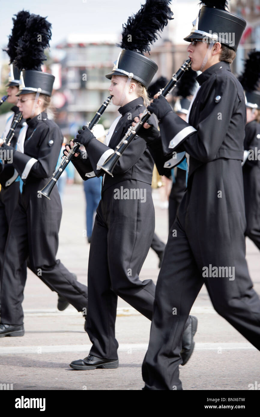 Parade in downtown Cheyenne, Wyoming, during the Frontier Days annual