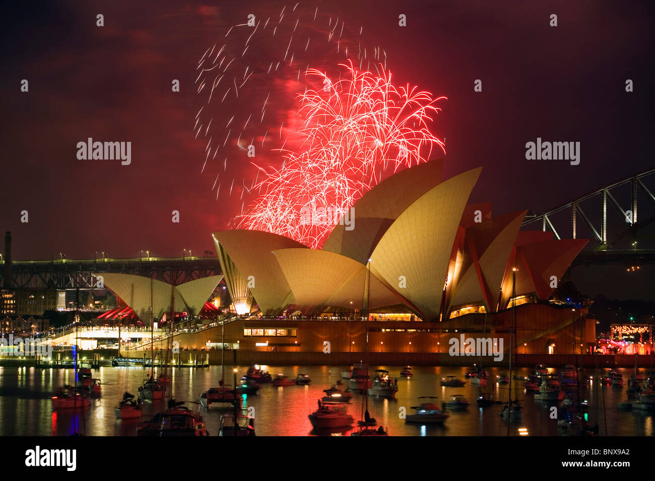 New Years Eve Under The Sydney Opera House Sails On Sydney Harbour 2023 ...