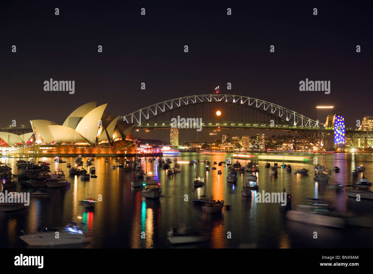 Boats fill Sydney harbour for New Year