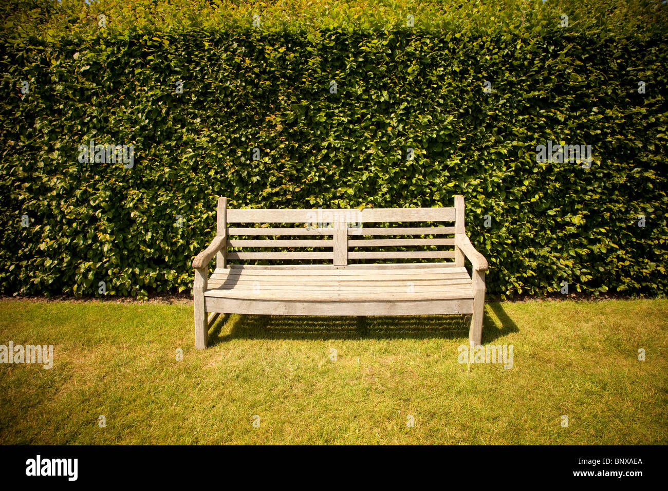Garden Bench, Kent, England Stock Photo Alamy