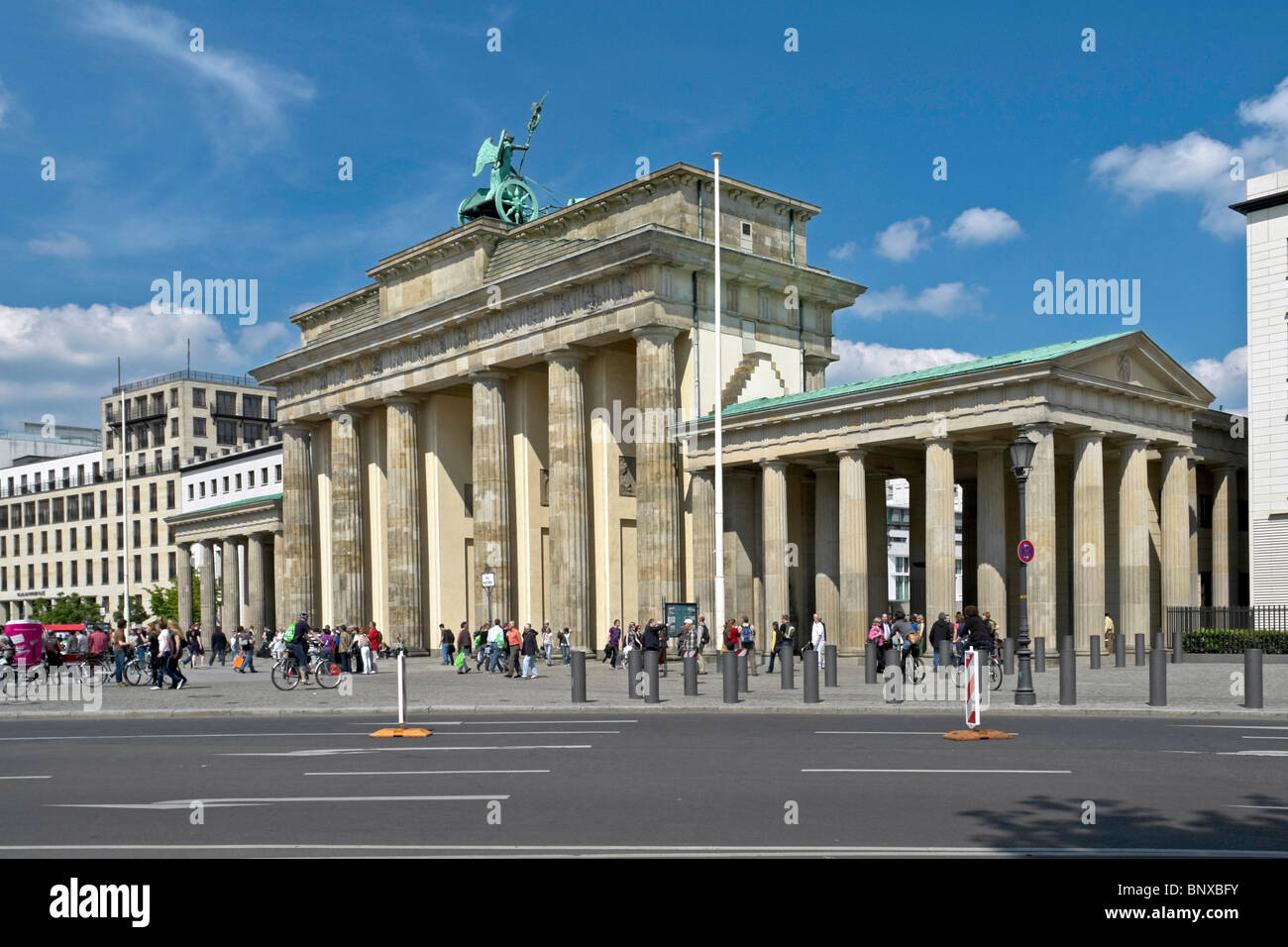 Brandenburger Gate or Tor in Berlin Germany Stock Photo