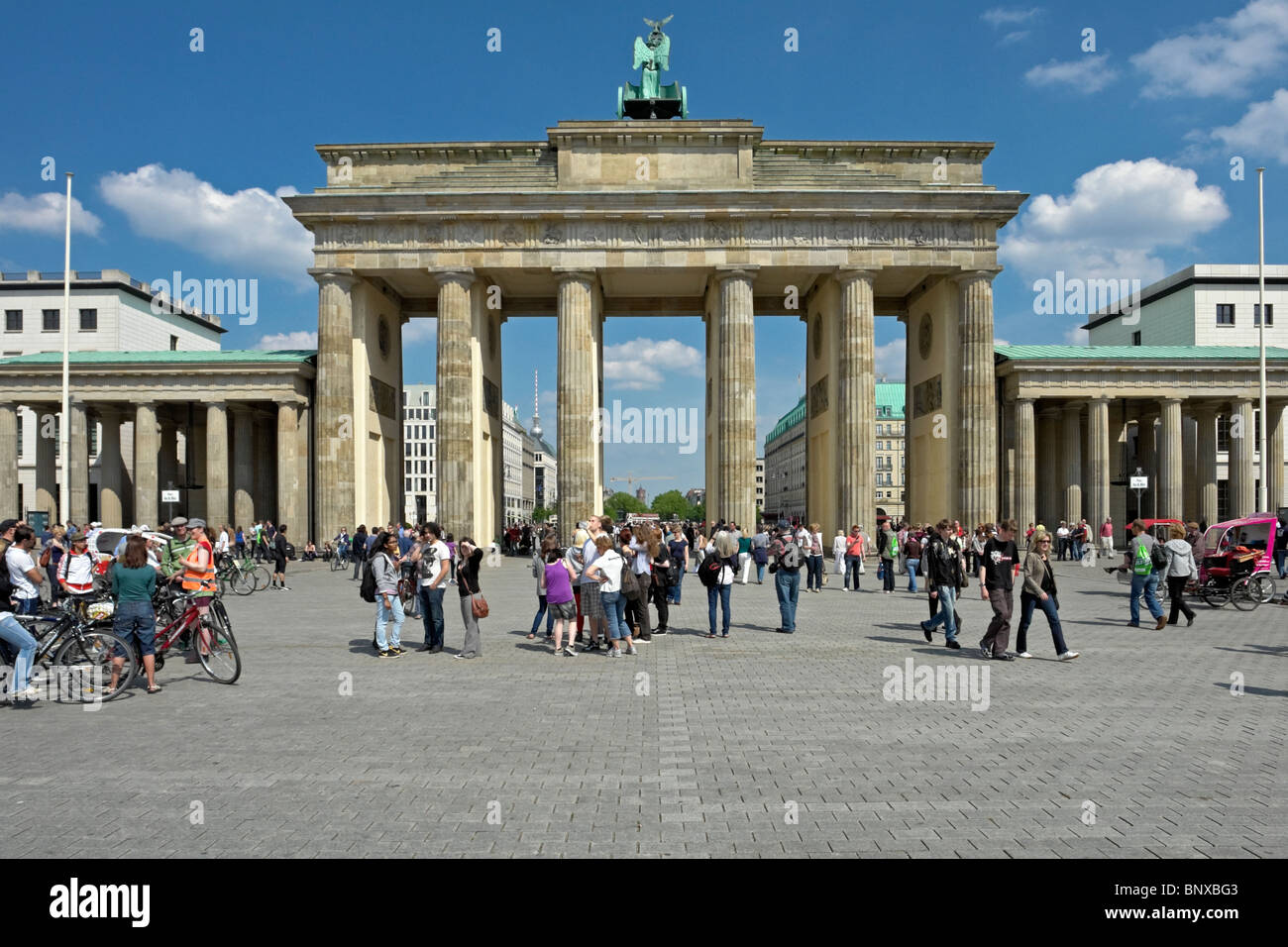 Brandenburger Gate or Tor in Berlin Germany Stock Photo