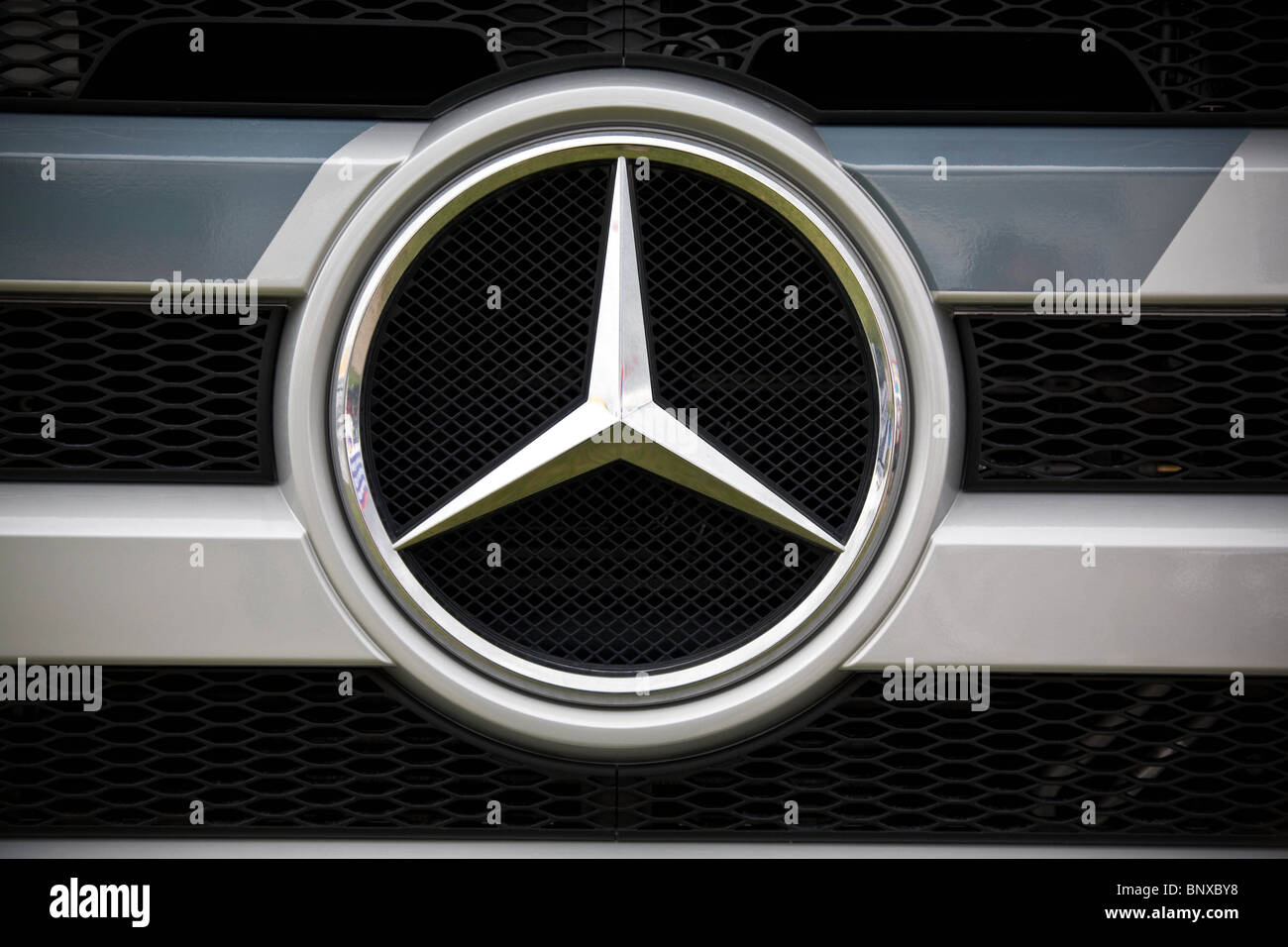 Mercedes Benz Truck Logo Stock Photo